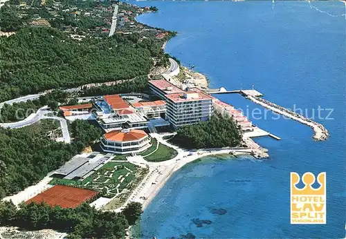 Split Spalato Hotel Law Fliegeraufnahme Kat. Split