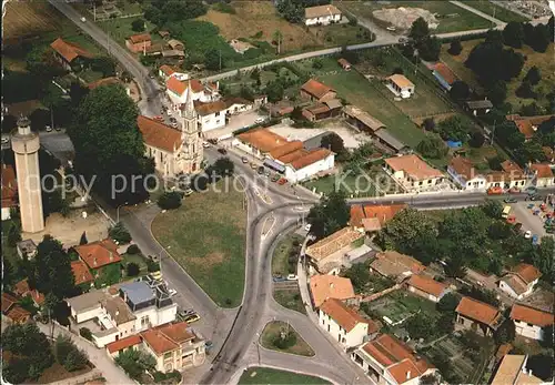 Le Porge Le bourg Vue aerienne Kat. Le Porge