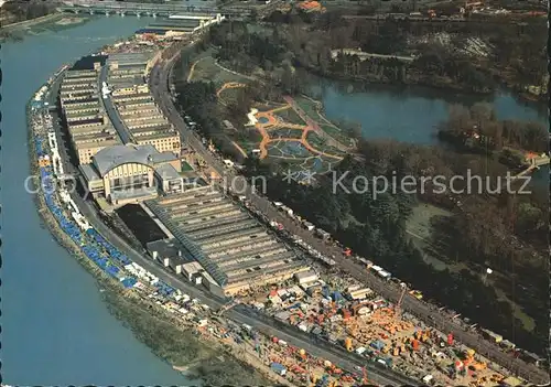 Lyon France La parc de la Tete d Or et le Palais de la Foire Vue aerienne Kat. Lyon