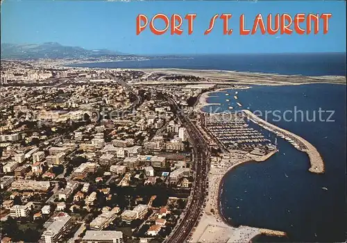 Saint Laurent du Var Port St Laurent Vue generale aerienne Kat. Saint Laurent du Var