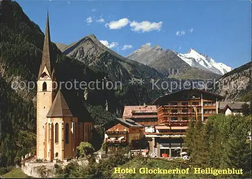 Heiligenblut Kaernten Hotel Glocknerhof Kirche Kat. Heiligenblut