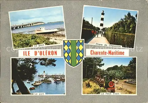 Ile d Oleron Le pont Phare de Chassiron Le port Le Petit Train Kat. Saint Pierre d Oleron