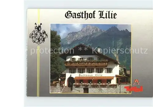 Hoefen Tirol Gasthof Lilie Kat. Hoefen Reutte