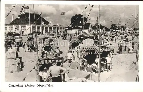 Dahme Ostseebad Strandleben Kat. Dahme