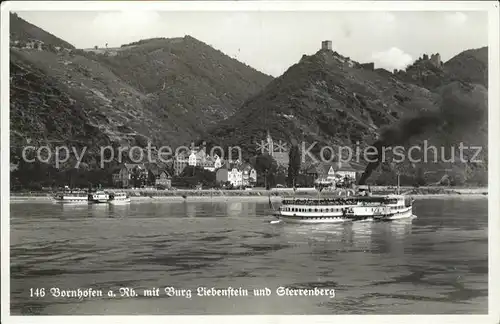 Kamp Bornhofen mit Burg Liebenstein und Sterrenberg Kat. Kamp Bornhofen