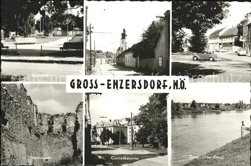 Gross Enzersdorf Donau Oder Kanal Stadtmauer  Kat. Gross Enzersdorf