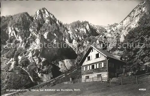 Ramsau Dachstein Steiermark Silberkarhuette  Kat. Ramsau am Dachstein