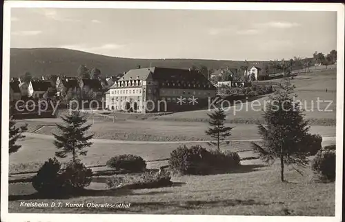 Oberwiesenthal Erzgebirge Kreisheim D. T. Kat. Oberwiesenthal