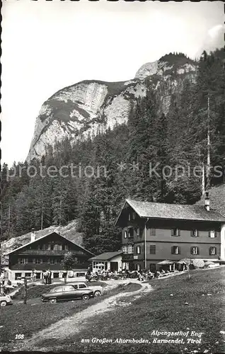 Karwendel Alpengasthof Eng grosser Ahornboden Kat. Schwaz