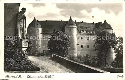Nossen Ehrenmal Schloss Kat. Nossen