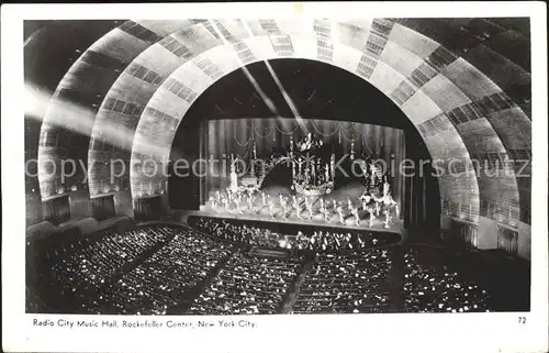 New York City Rockefeller Center Radio Music-Hall / New York /