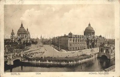 Berlin Dom Koenigliches Schloss Kat. Berlin