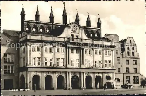 Rostock Mecklenburg Vorpommern Rathaus Kat. Rostock