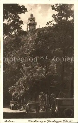 Budapest Aussichtsturm am Johannisberg Kat. Budapest