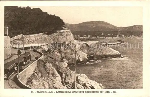 Marseille Route de la Corniche Kat. Marseille