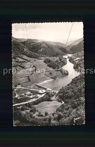 Vaufrey Barrage et Usine Electrique Kat. Vaufrey