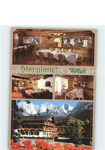 Going Wilden Kaiser Tirol Gasthaus Stanglwirt Kuhstall Stube Kat. Going am Wilden Kaiser