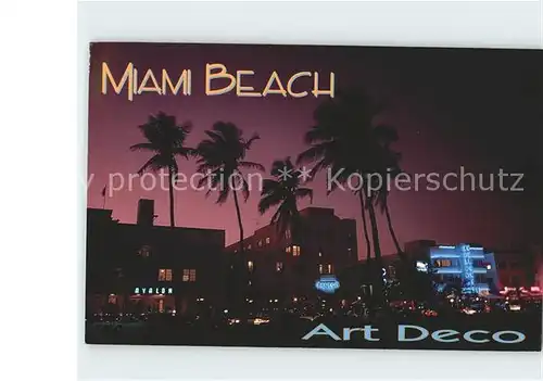 Miami Beach Restaurant Art Deco Kat. Miami Beach