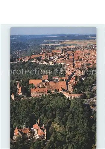 Rothenburg Tauber Fliegeraufnahme Kat. Rothenburg ob der Tauber