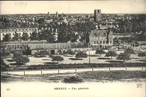 Rennes Vue generale Kat. Rennes