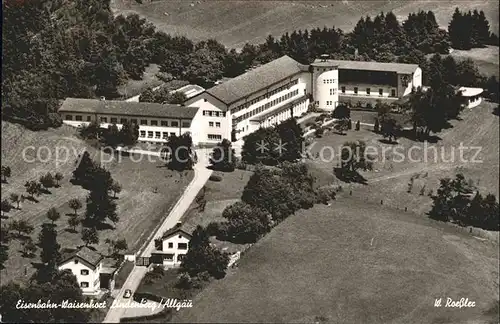 Lindenberg Allgaeu Eisenbahn Waisenhort Fliegeraufnahme / Lindenberg i.Allgaeu /Lindau LKR