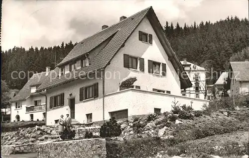 Lenzkirch Haus Kossmann Kurort Schwarzwald Kat. Lenzkirch