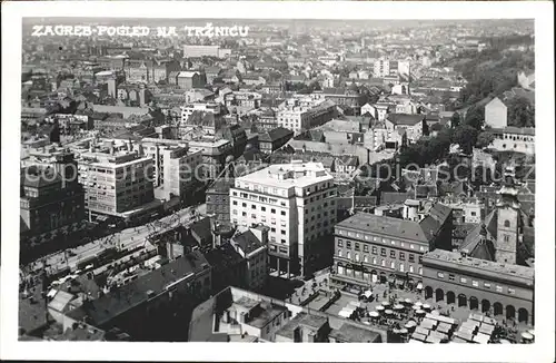 Zagreb Pogled na Trznicu Kat. Zagreb