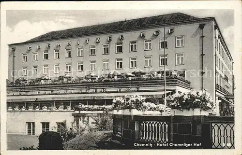 Chemnitz Hotel Chemnitzer Hof Kat. Chemnitz