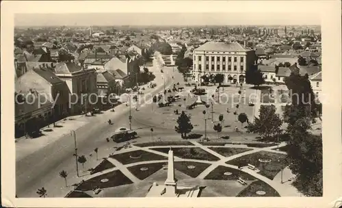 Nagykoros Platz Denkmal Fliegeraufnahme Kat. Nagykoros