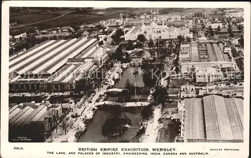 Wembley British Empire Exhibition aerial view Kat. Brent