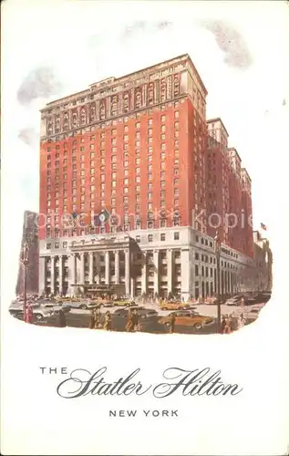 New York City Statler Hilton Hotel / New York /