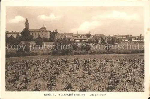 Grezieu le Marche Vue generale Eglise Kat. Grezieu le Marche