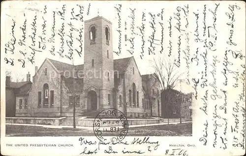 Hamilton Ohio United Presbyterian Church Kat. Hamilton