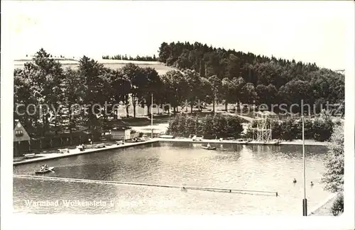 Wolkenstein Erzgebirge Warmbad Freibad Kat. Wolkenstein