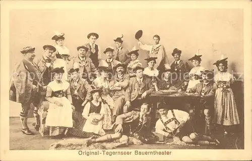 Tegernsee Original Tegernseer Bauerntheater Kat. Tegernsee