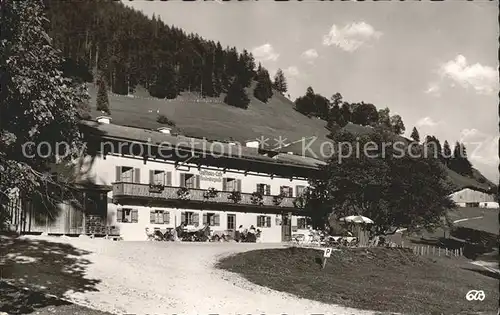 Ramsau Berchtesgaden Gasthaus Cafe Hindenburglinde Kat. Ramsau b.Berchtesgaden