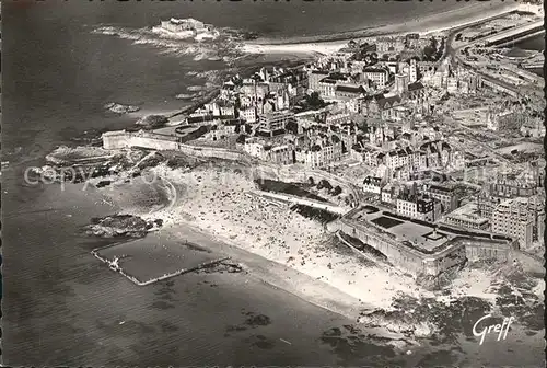 Saint Malo Ille et Vilaine Bretagne Vue aerienne Kat. Saint Malo