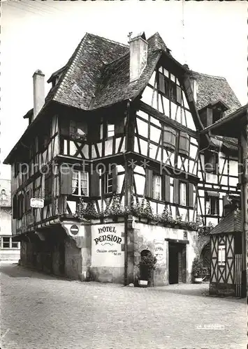 Obernai Bas Rhin Place de l Etoile Hotel Pension Fachwerkhaus Kat. Obernai