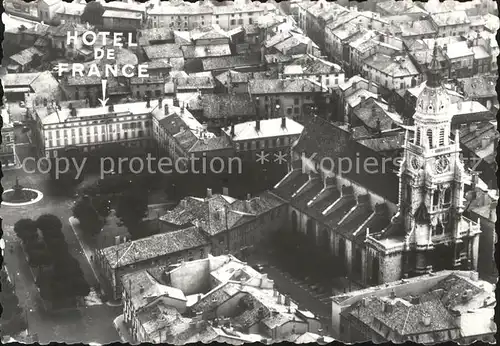 Bourg en Bresse Hotel de France Eglise vue aerienne Kat. Bourg en Bresse