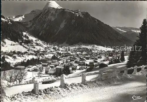 Morzine Vue generale Pointe de Ressachaux Sports d Hiver Kat. Morzine