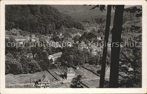 Bad Thal Ruhla Blick ins Tal Thueringer Wald Kat. Ruhla