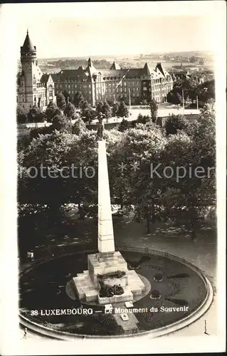 Luxembourg Luxemburg Monument du Souvenir