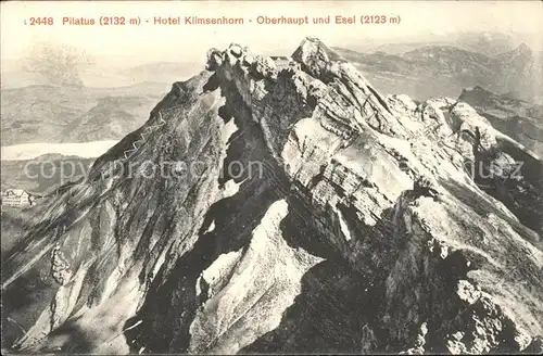 Pilatus Berghotel Klimsenhorn Oberhaupt und Esel Kat. Pilatus