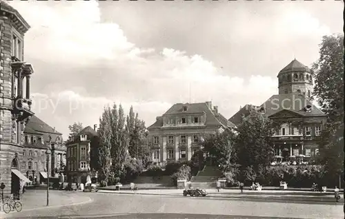 Bayreuth Blick vom Luitpoldplatz zur Opernstrasse Kat. Bayreuth