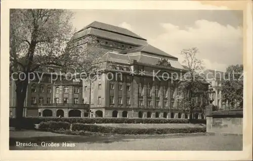 Dresden Grosses Haus Schauspielhaus Kat. Dresden Elbe