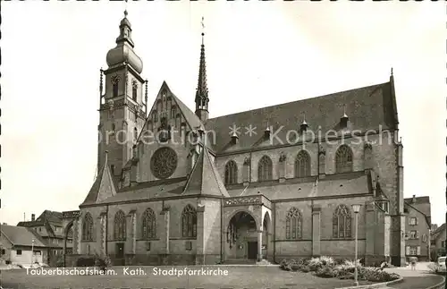 Tauberbischofsheim Katholische Stadtpfarrkirche Kat. Tauberbischofsheim