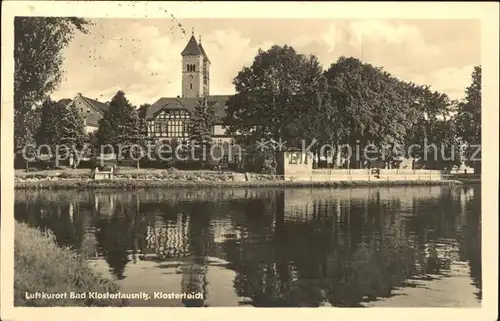 Bad Klosterlausnitz Klosterteich Luftkurort Kat. Bad Klosterlausnitz