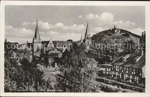 Wernigerode Harz am Westerntor Kat. Wernigerode