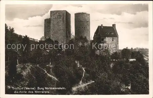 Treffurt Werra Burg Normannstein Kat. Treffurt