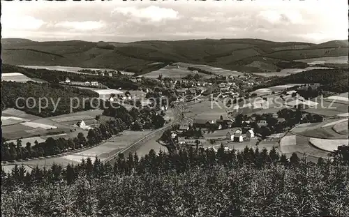 Hilchenbach Siegerland Panorama Luftkurort Kat. Hilchenbach